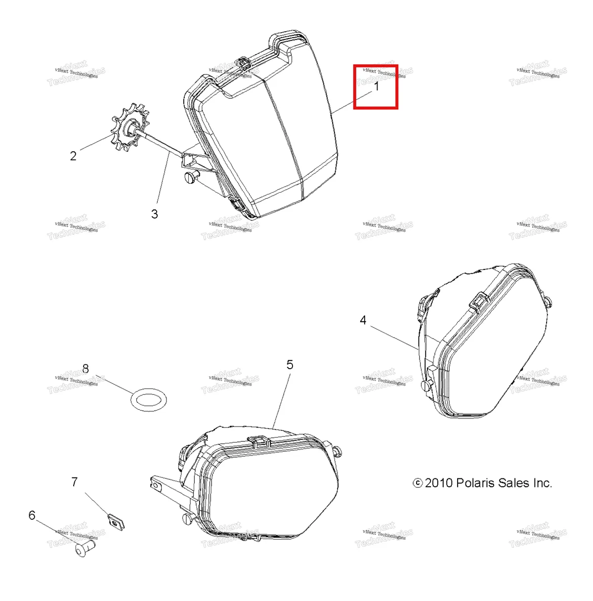 Деталь 2410429 на схеме узла Electrical, Headlights