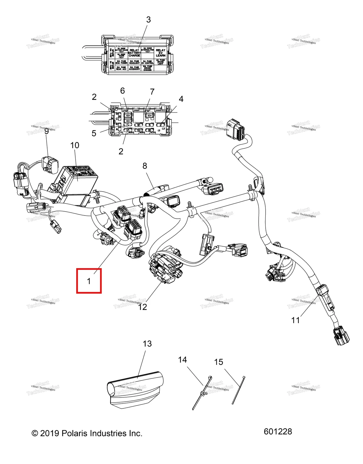 Деталь 2414479 на схеме узла 2022 Polaris 850 RMK PRO 155 2.75