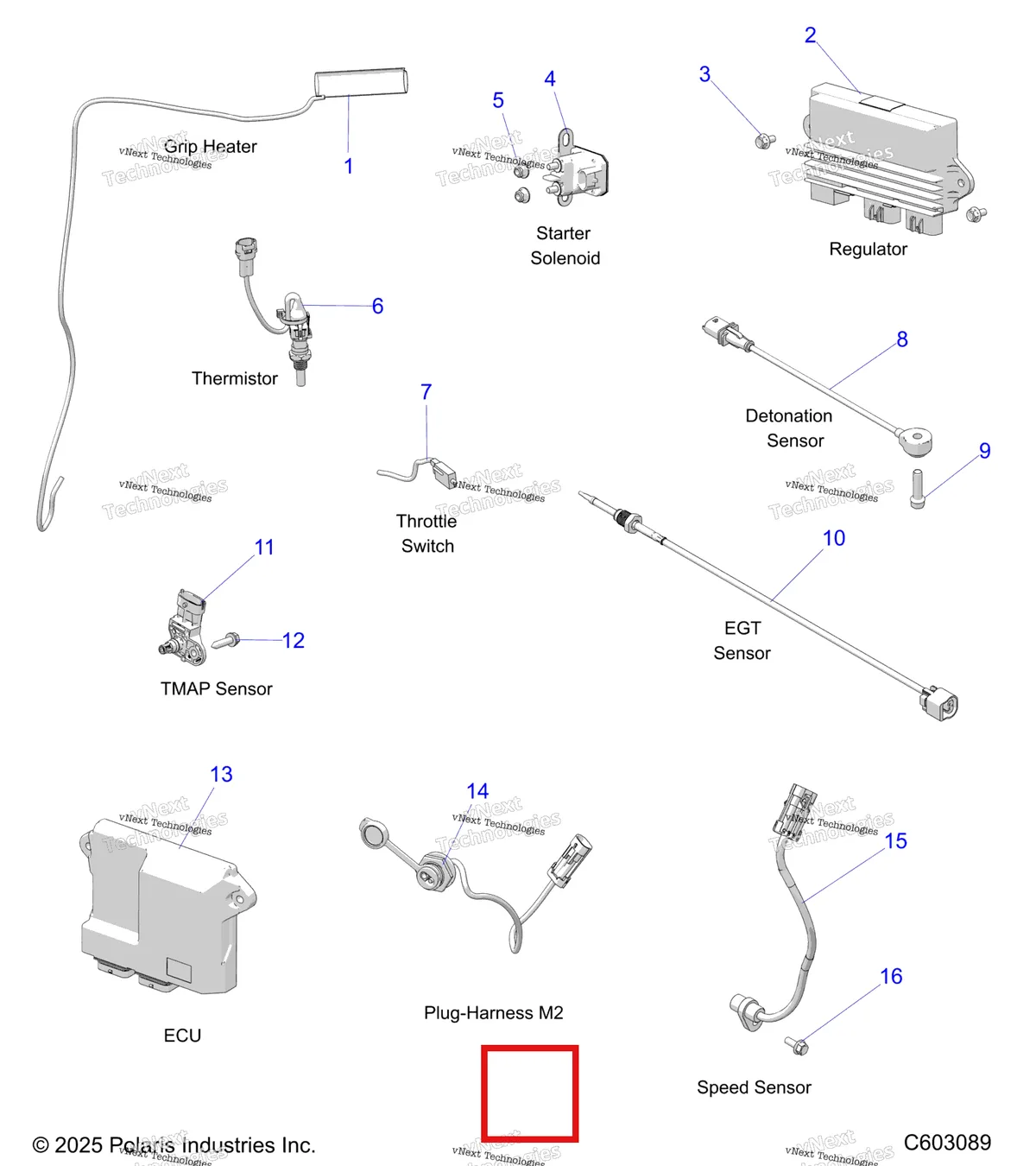 Деталь 2416168 на схеме узла Electrical, Components