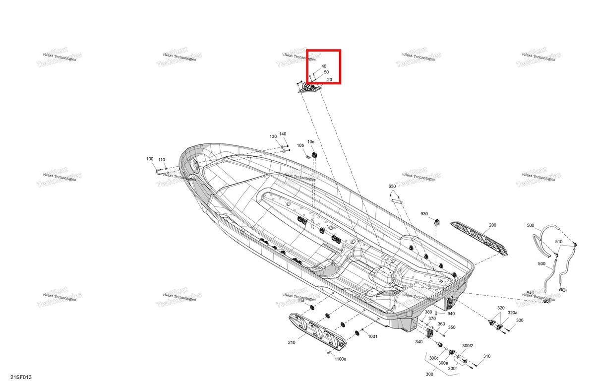 Деталь 243162060 на схеме узла - 25TD - Bright White Body - Hull