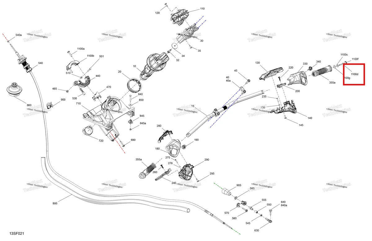 Деталь 250000002 на схеме узла 2026 Sea-Doo GTR - 300 - X - 24TB - Eclipse Black - Audio Mechanic - Steering