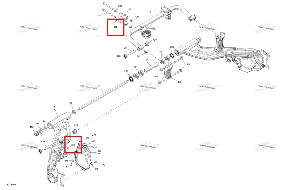Деталь 250000315 на схеме узла 2026 Can-Am RENEGADE - 4X4 - XMR - 1000R EFI - 5UTB - Scandi Blue Suspension - Rear Components