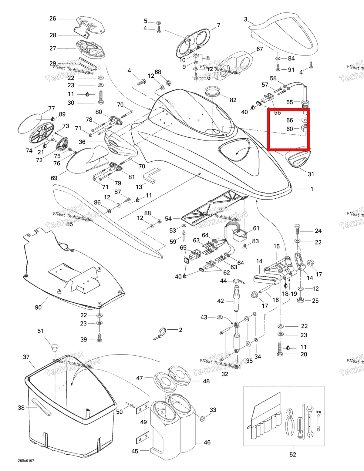 Схема применяемости: 250100004 Nutex.пластик M10 X 1.5