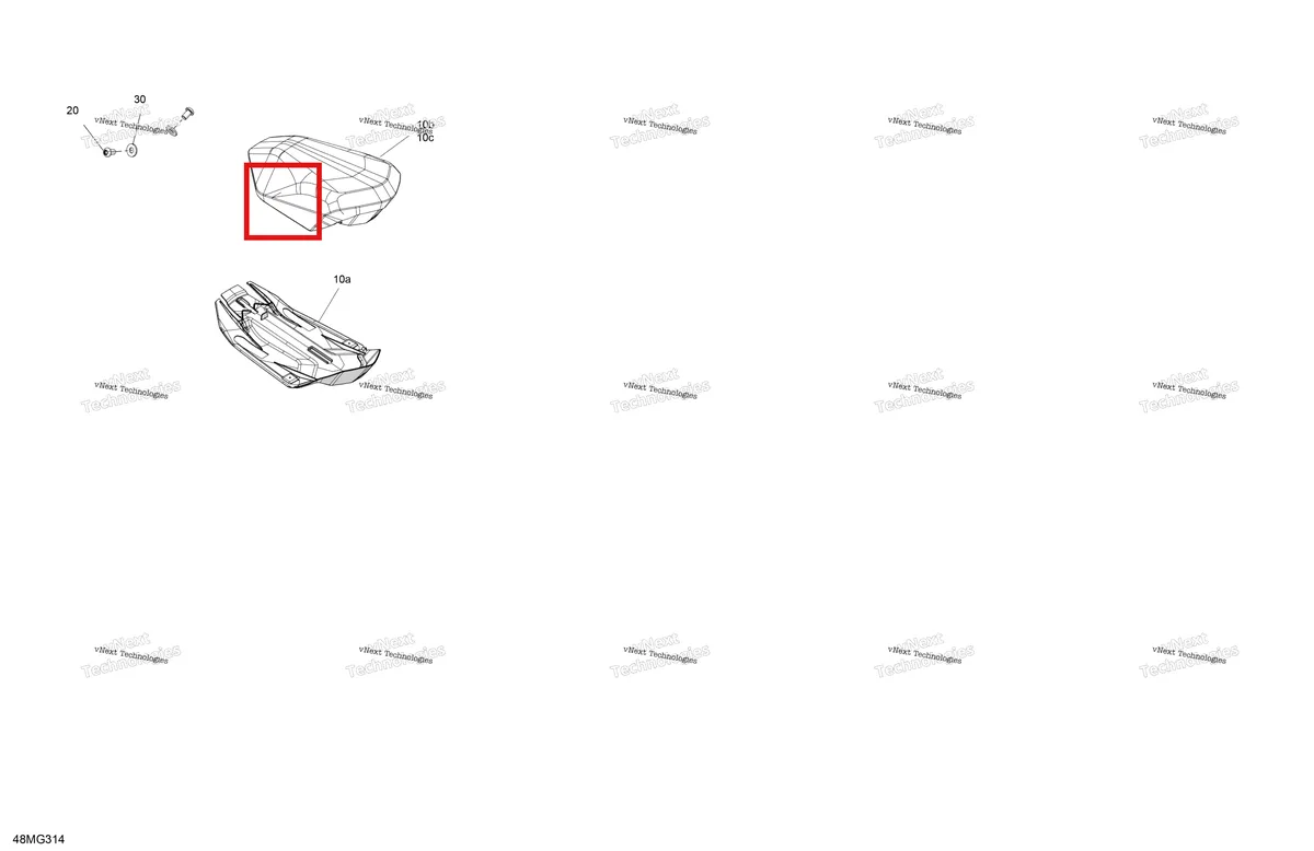 Деталь 250200039 (Шайба) на схеме узла 2027 Ski-Doo BACKCOUNTRY - SPORT - 600 EFI - UBVA - Neo Yellow - 16X146X2.0P Track Body - Seat