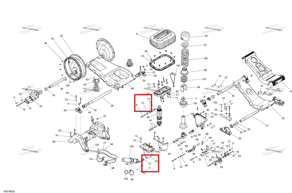 Деталь 250200053 на схеме узла 2016 Sea-Doo GTX Suspension - Gtx Ltd