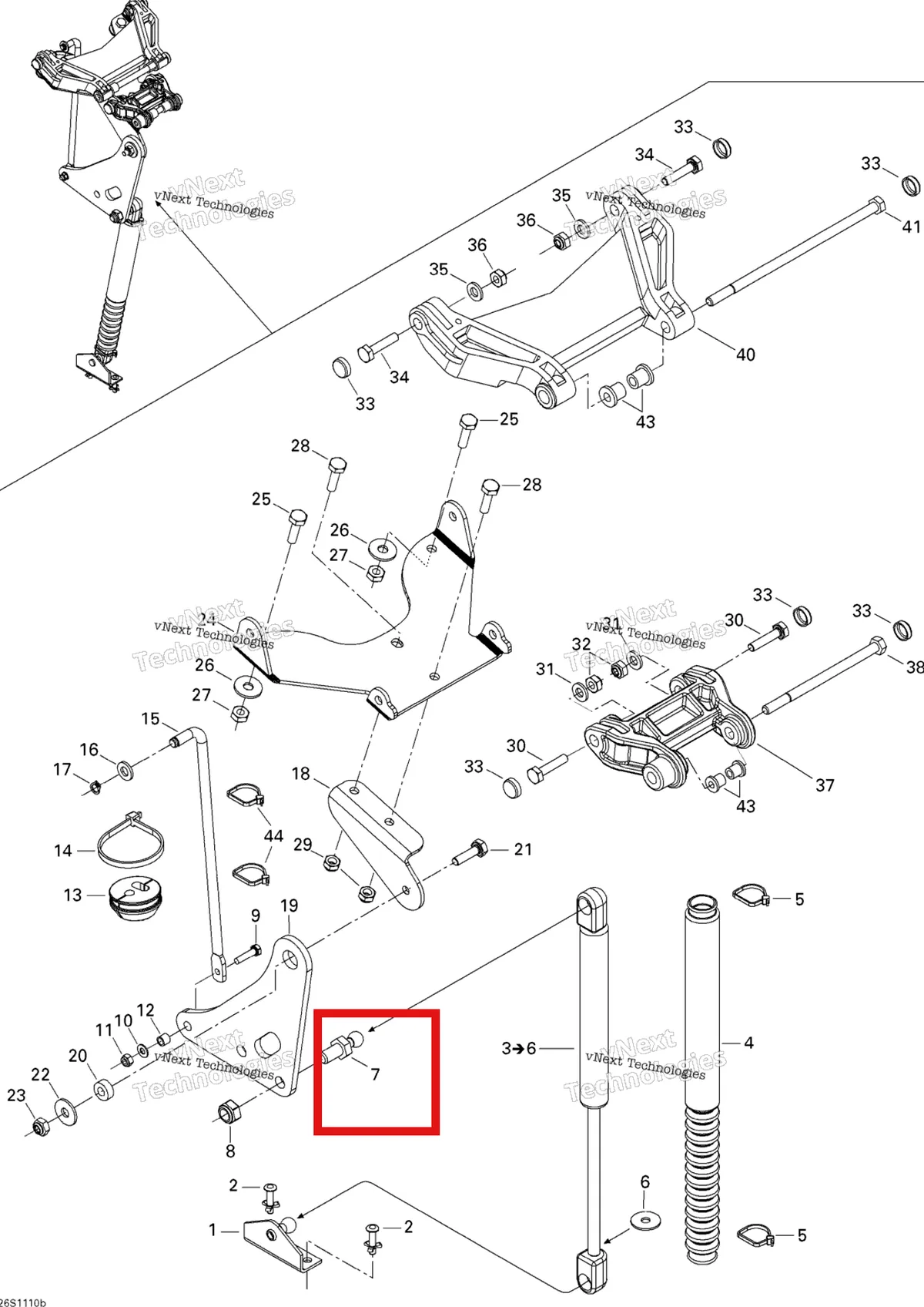 Деталь 250300016 на схеме узла 2011 Sea-Doo RXP-X 255 & RS Front Cover 2