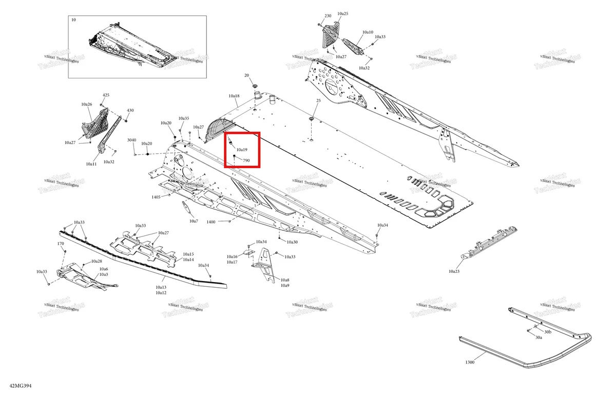 Схема применяемости: Protruding шпилька M8 × 22 Ski-Doo Expedition LE 900 ACE Turbo (2026) (250300652)