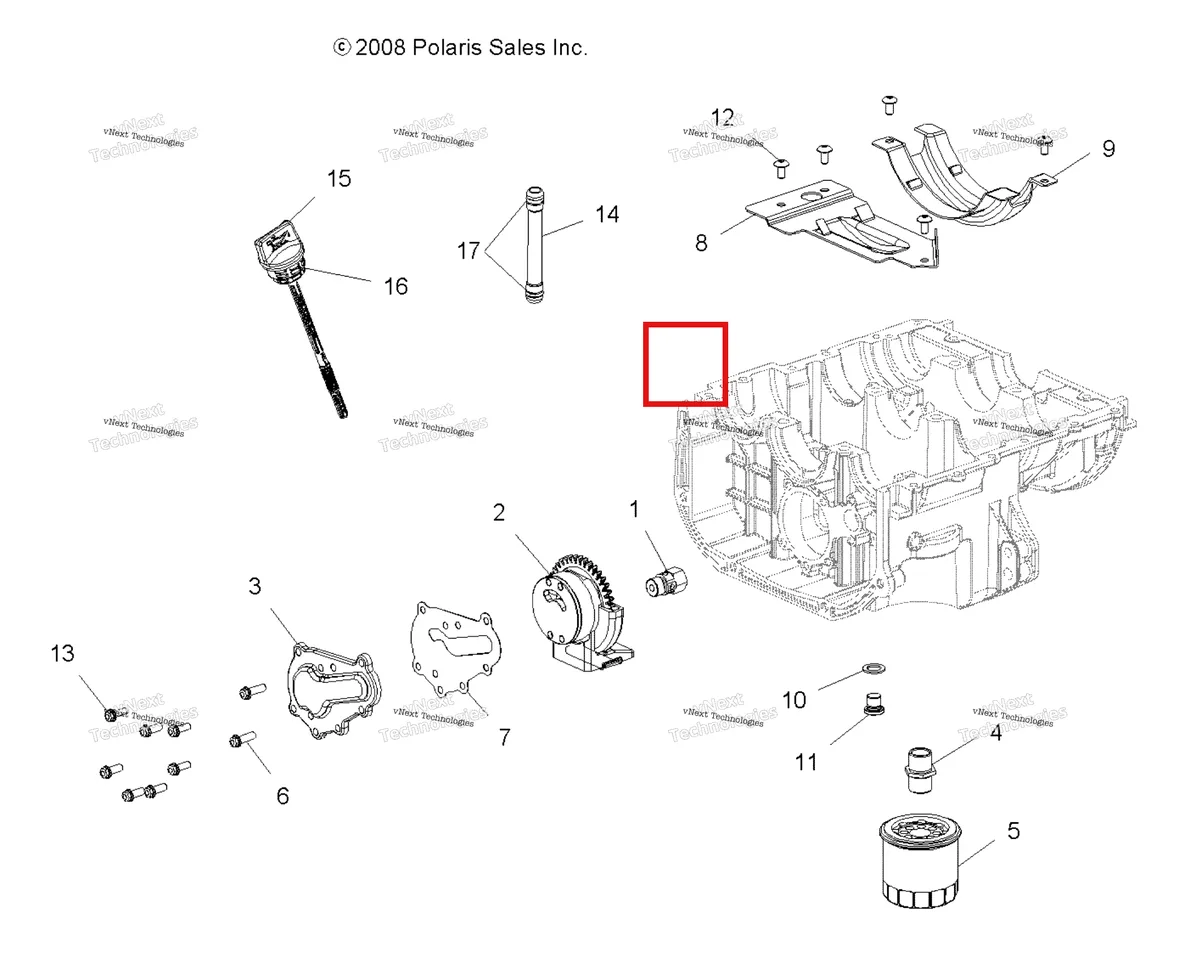 Деталь 2521028 на схеме узла Engine, Oil System