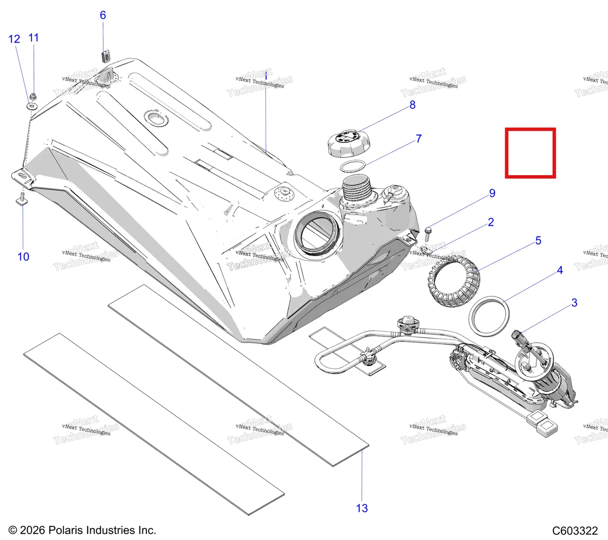 Деталь 2522550 на схеме узла Fuel System, Fuel Tank And Pump S27tfb6r