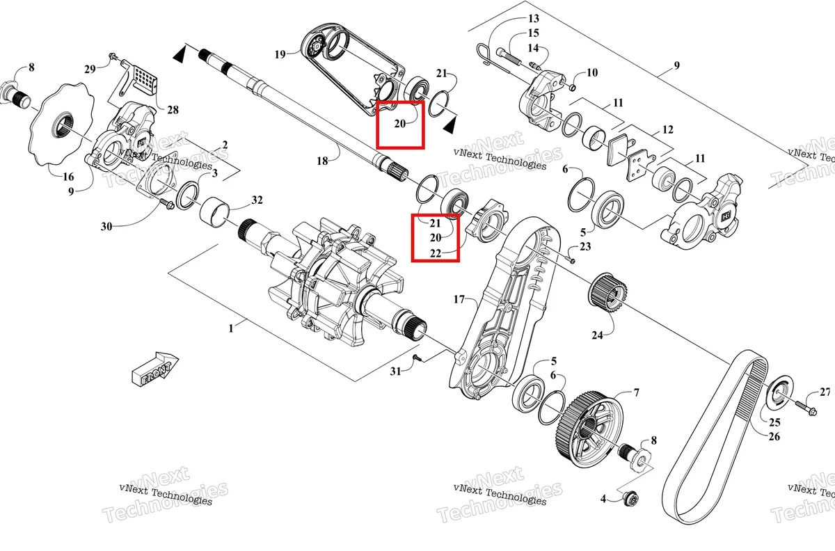 Деталь 2602-247 на схеме узла G8 BLACK DUSK PURPLE CANADA (S2026CMJSSCNP) Drive Train Shafts And Brake Assemblies