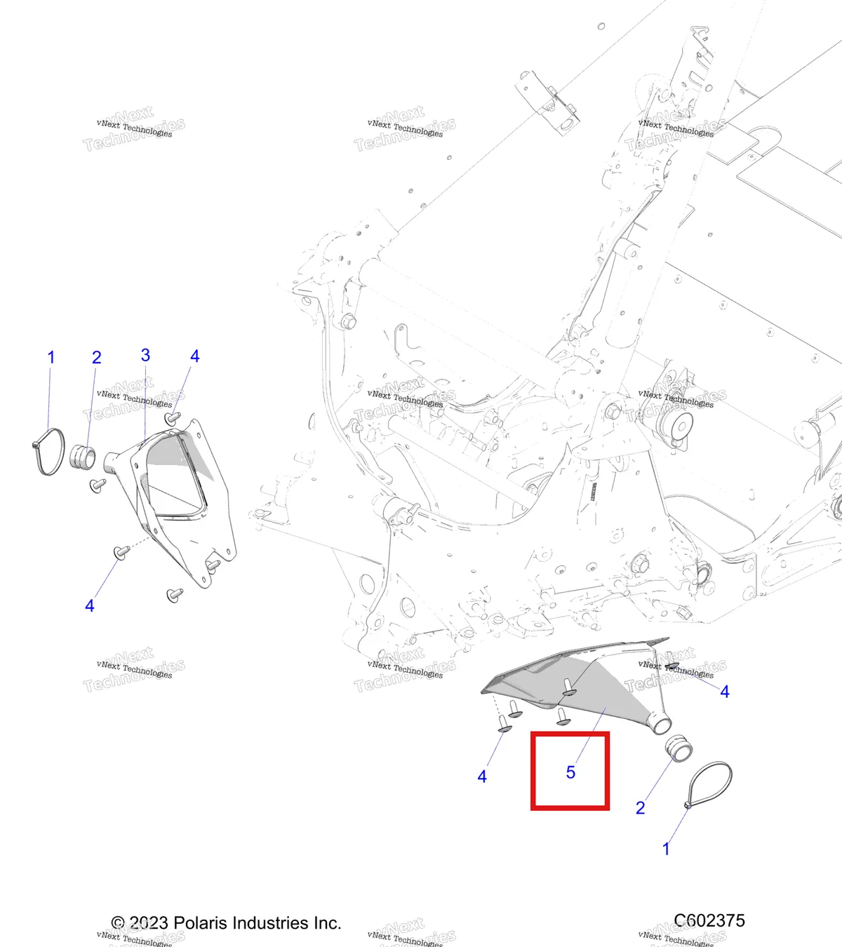 Деталь 2634230 на схеме узла Chassis, Tie Rod Boot Asm