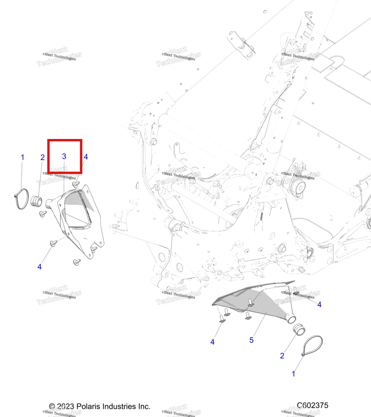 Деталь 2634231 на схеме узла Chassis, Tie Rod Boot Asm