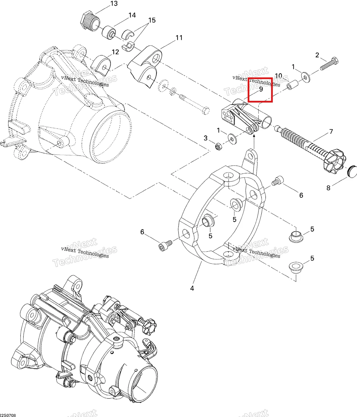 Деталь 266000003 на схеме узла 2007 Sea-Doo 3D 947 DI Trim, Manual