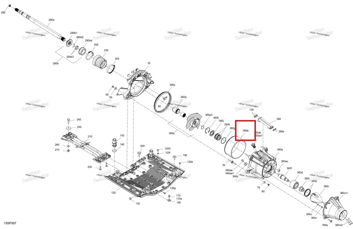 Деталь 267001180 на схеме узла - 25TD - Bright White Drive - Propulsion