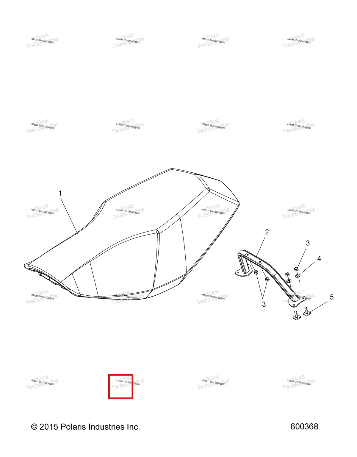Деталь 2687093 (В сборе сиденье чёрный STX / TITAN / TW / LSQ снежный обратный TITANIUM TDS Polaris 800 AXYS Pro RMK LE 155 (2017) (2687093)) на схеме узла Body, Seat Asm. All Options