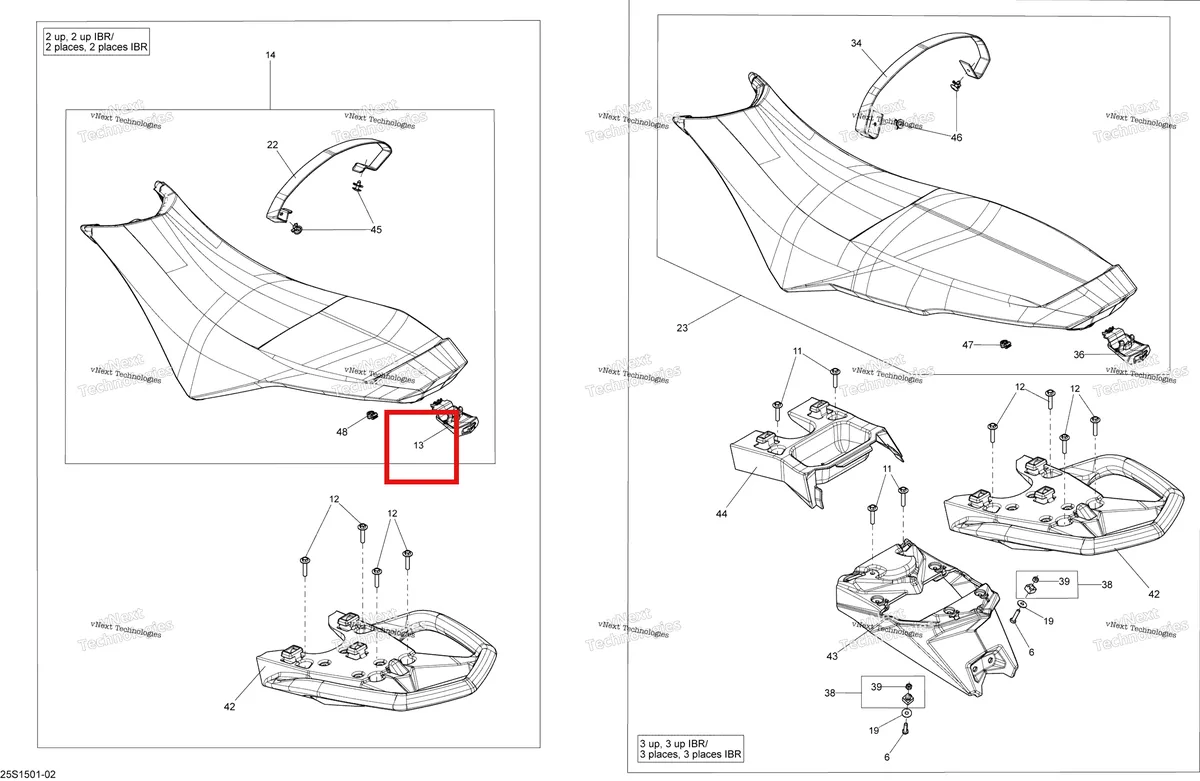 Деталь 269002812 на схеме узла Seat