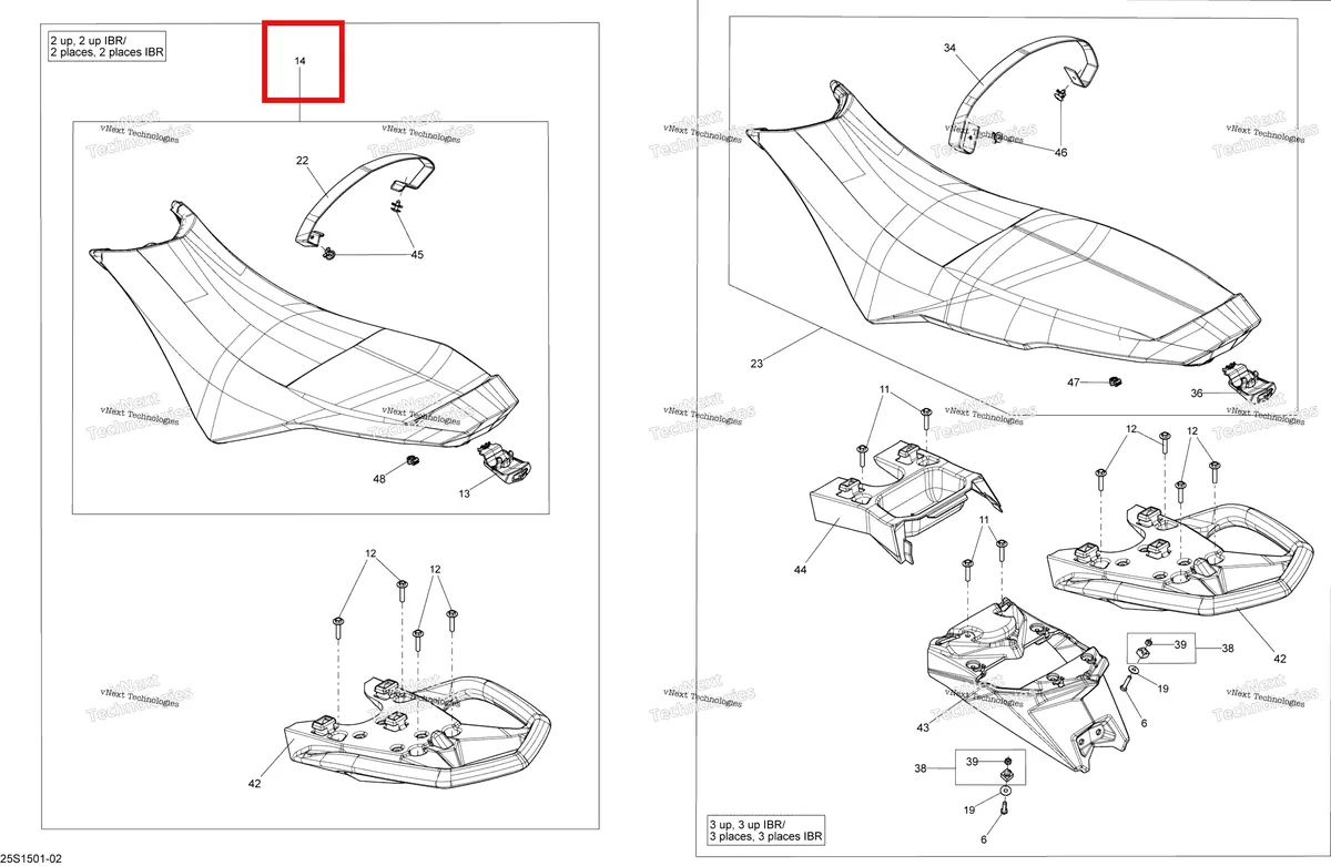 Деталь 269002904 на схеме узла Seat