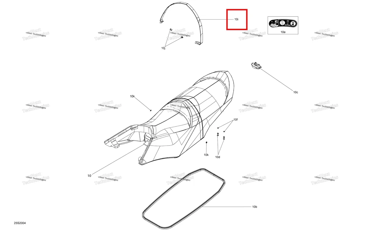 Деталь 269003242 на схеме узла Seat