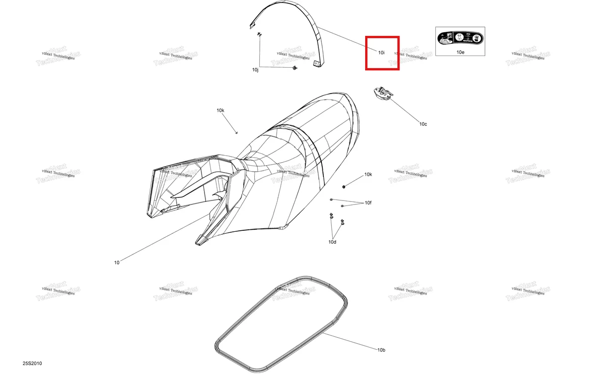 Деталь 269003260 (Antracite ремень сиденье модель Dragon красный Sea-Doo RXP 300 (2020) (269003260)) на схеме узла 2020 Sea-Doo RXP 300 Seat