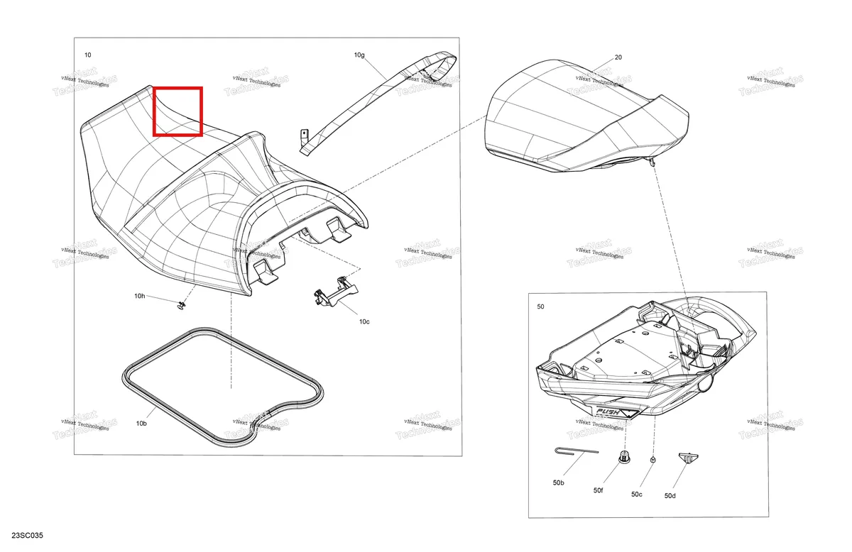 Деталь 269003597 на схеме узла Body - Seat