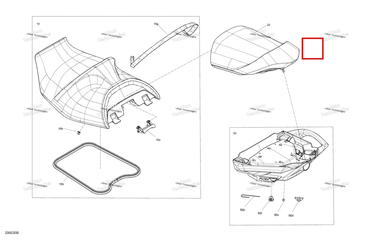 Деталь 269003601 на схеме узла Body - Seat