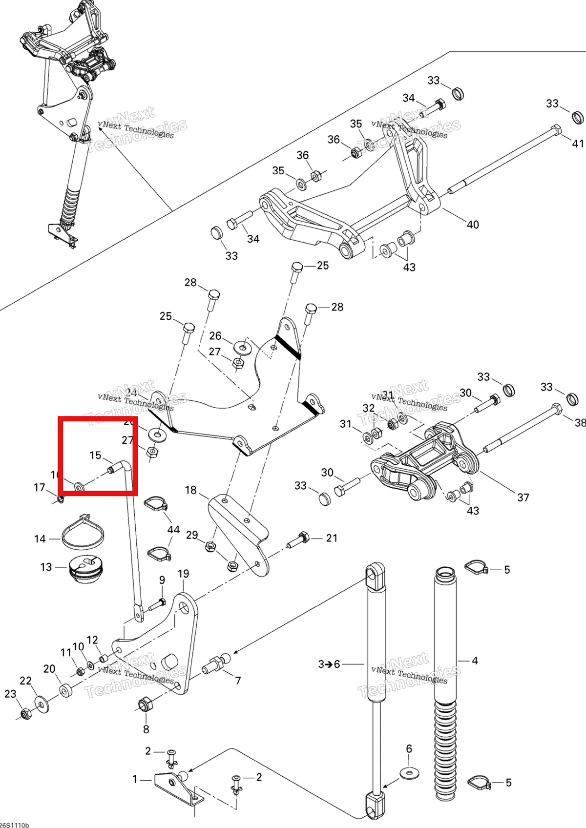 Деталь 269500842 на схеме узла 2011 Sea-Doo RXP-X 255 & RS Front Cover 2