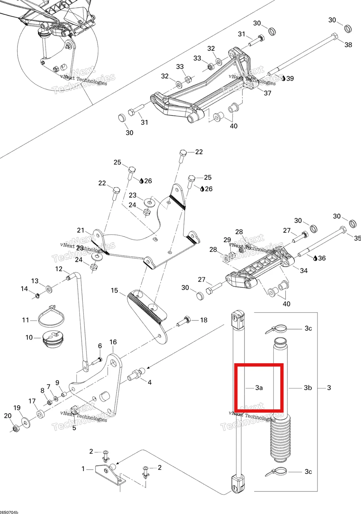 Деталь 269500937 на схеме узла 2007 Sea-Doo RXT Front Storage Compartment 2