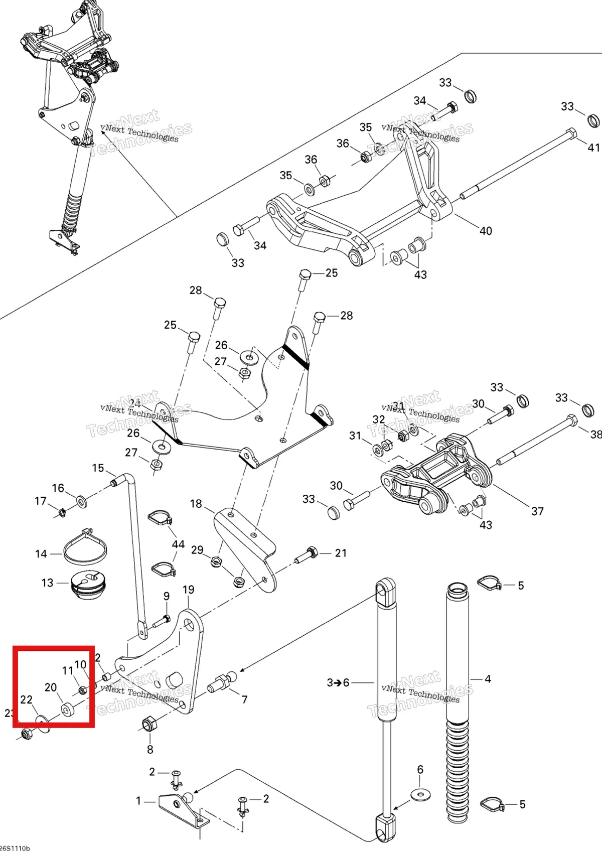Деталь 269501172 на схеме узла 2011 Sea-Doo RXP-X 255 & RS Front Cover 2