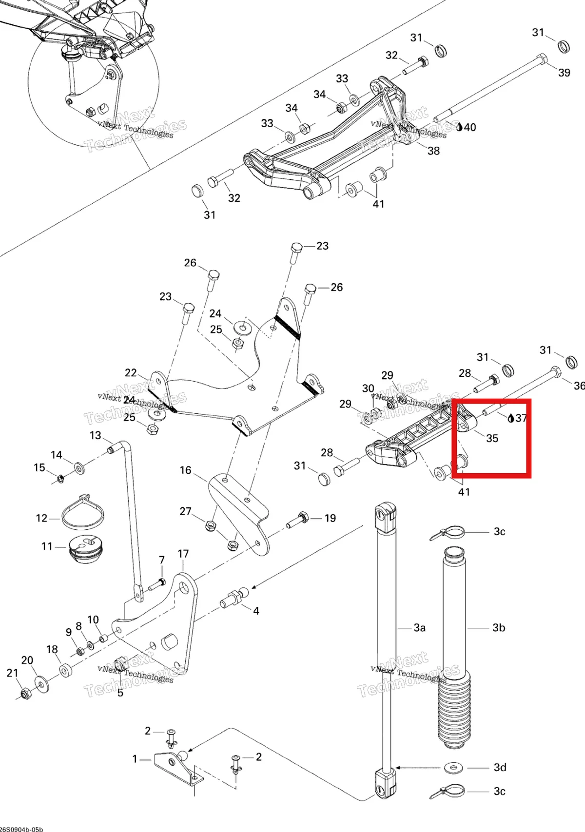 Деталь 269501482 на схеме узла 2009 Sea-Doo RXT 215 Front Storage Compartment 2