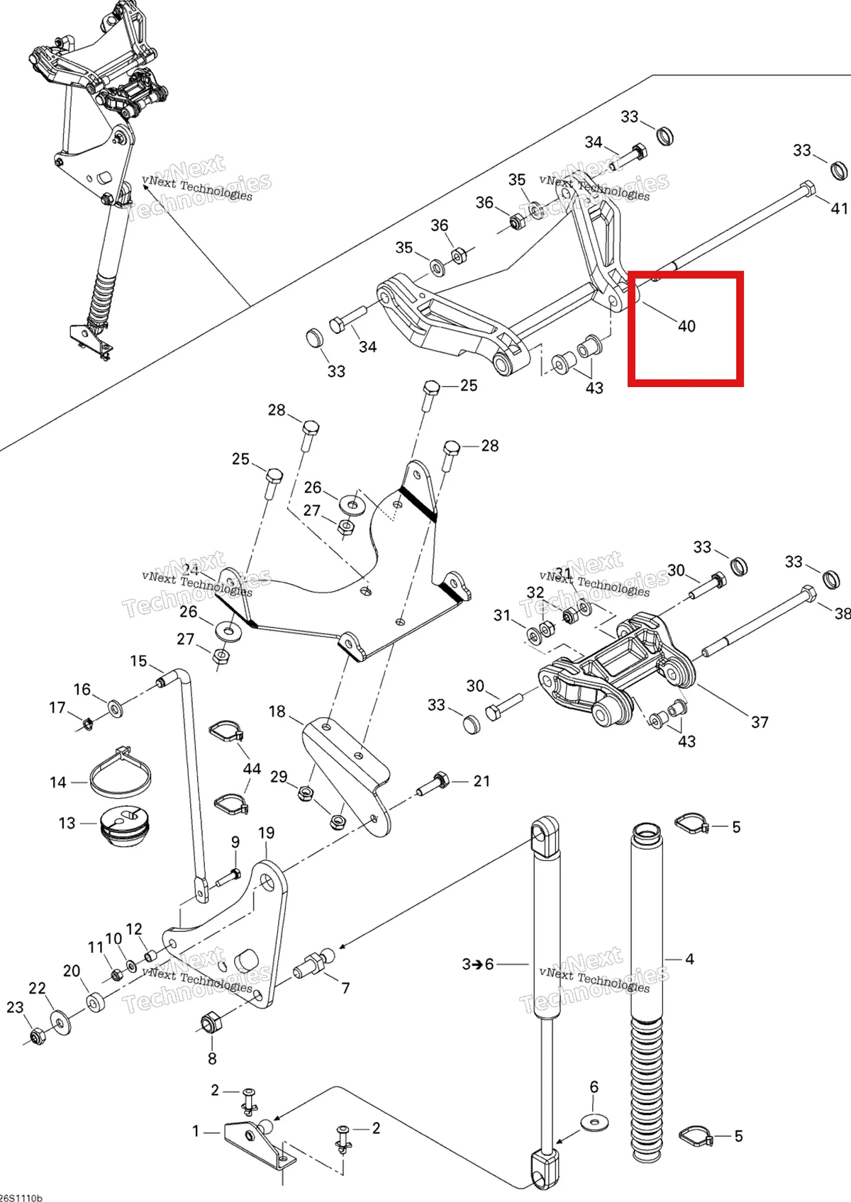 Деталь 269501483 на схеме узла 2011 Sea-Doo RXP-X 255 & RS Front Cover 2