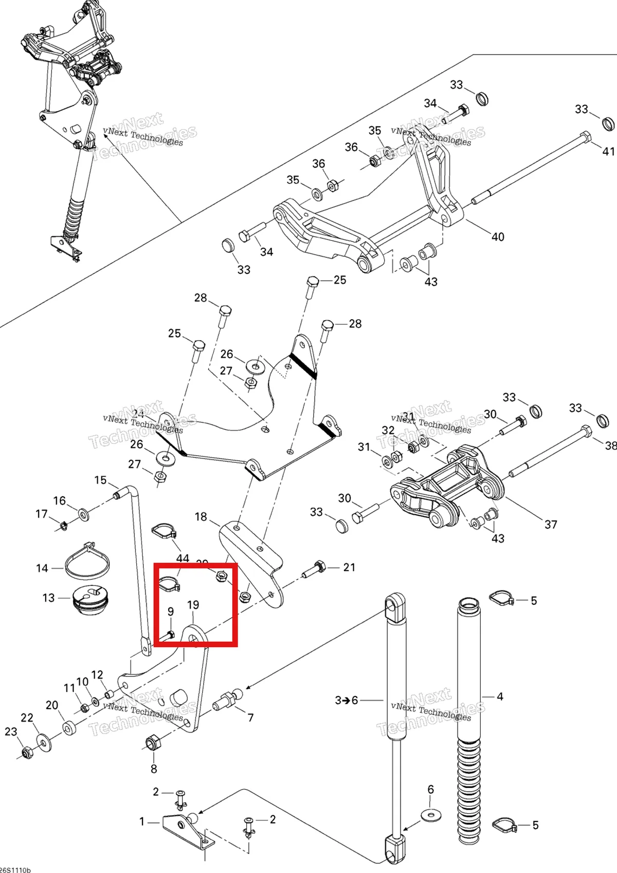 Деталь 269501576 на схеме узла 2011 Sea-Doo RXP-X 255 & RS Front Cover 2