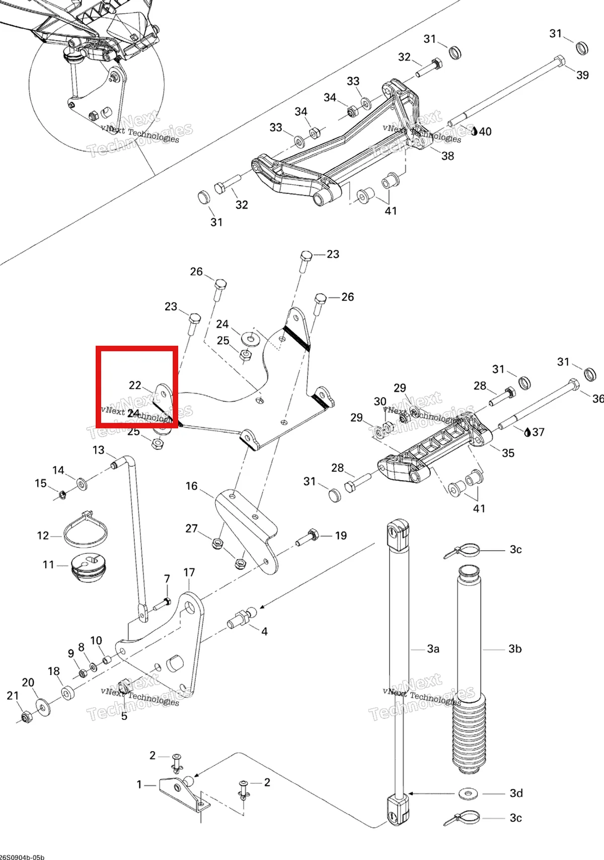 Деталь 269501639 на схеме узла 2009 Sea-Doo RXT 215 Front Storage Compartment 2
