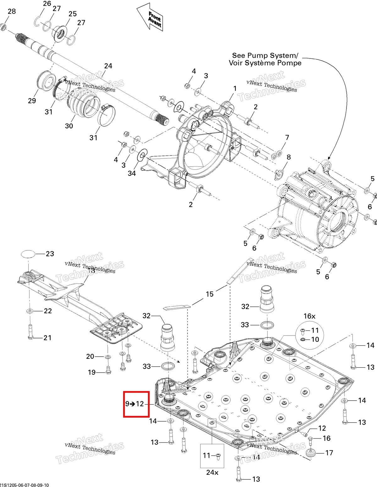 Деталь 271001742 на схеме узла Propulsion