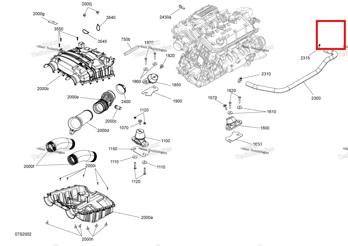 Деталь 271001942 (Anode Zinc Sea-Doo RXP 300 (2018) (271001942)) на схеме узла 2020 Sea-Doo GTI 130 Engine