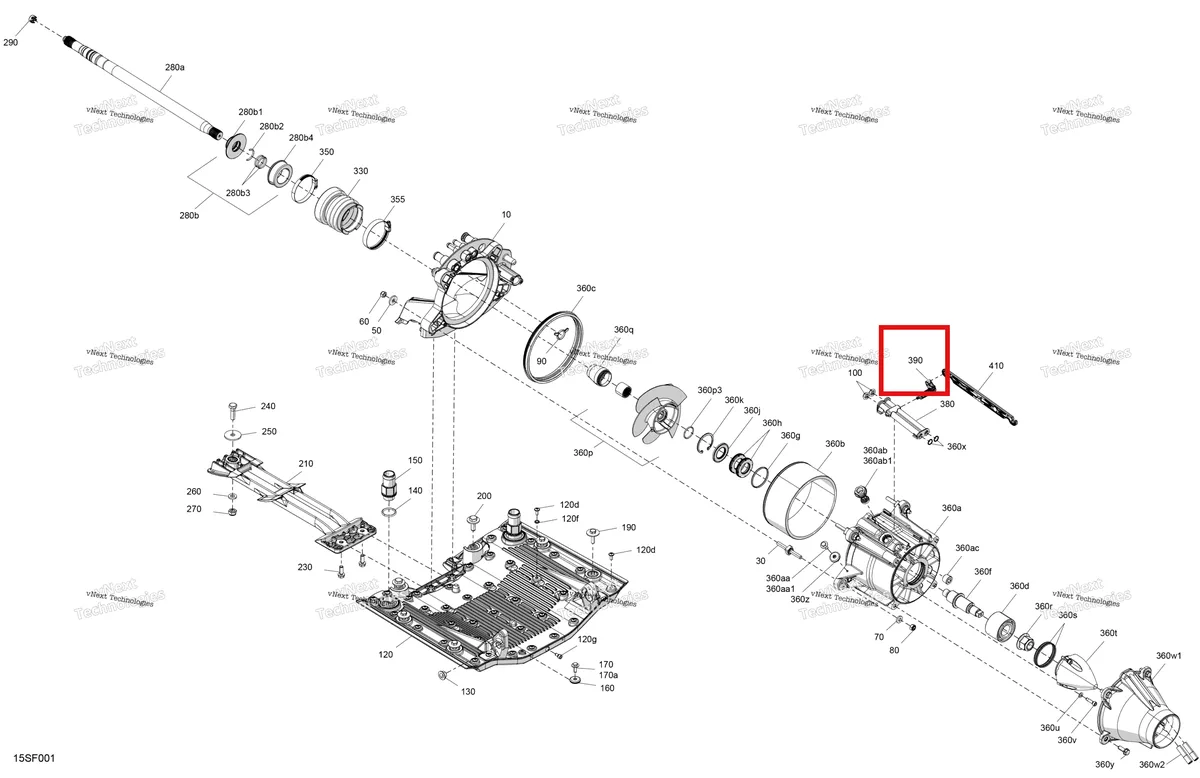 Схема применяемости: Rotary клапан Sea-Doo RXT-X 300 (2023) (271002148)