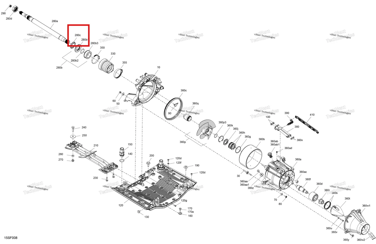 Схема применяемости: Шайба стопорная Sea-Doo RXP 325 X (2026) (271002276)