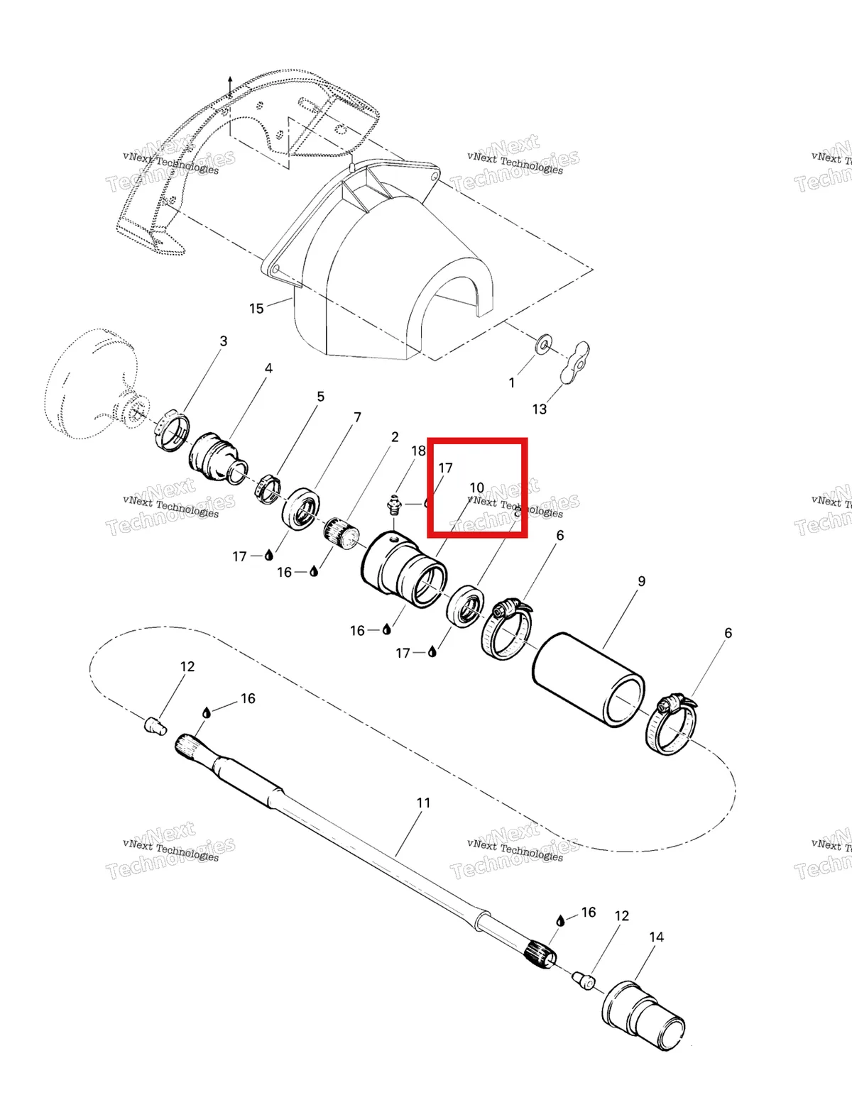Деталь 272000024 на схеме узла 1998 Sea-Doo GSX Limited 5625 Drive System