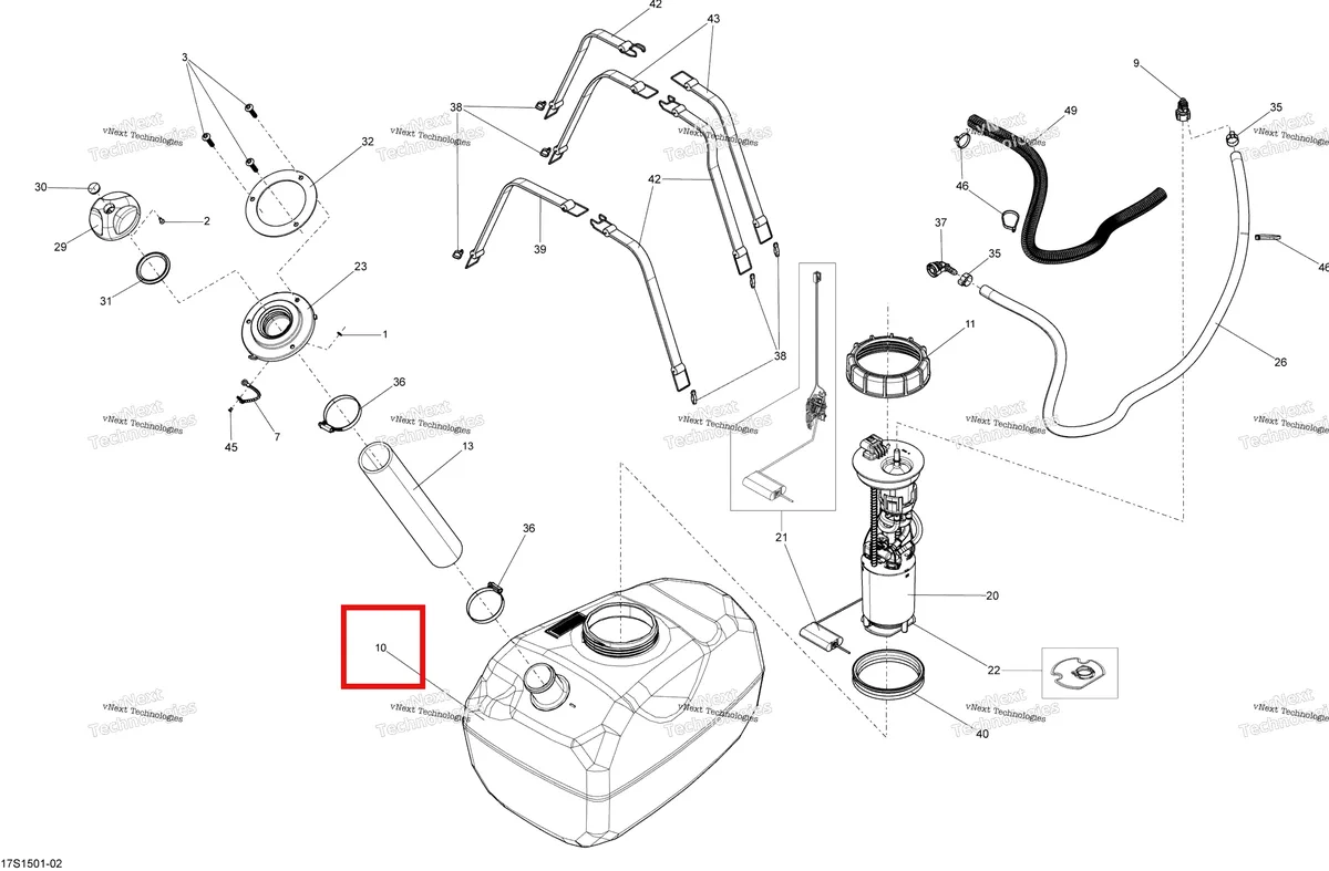 Деталь 275500822 на схеме узла Fuel System
