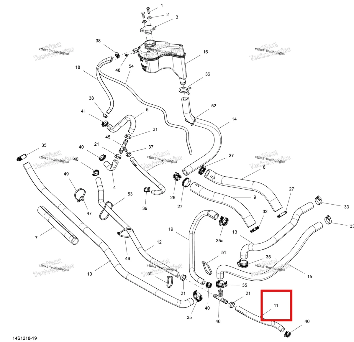 Схема применяемости: FORMED шланг Sea-Doo RXT-X 260 RS (2012) (276000239)