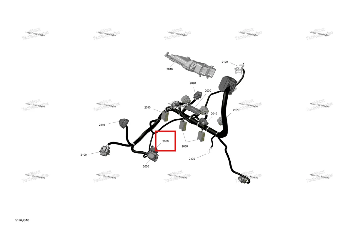 Деталь 278001003 на схеме узла 2027 Ski-Doo TUNDRA - LE - 600 ACE - GNVB - Deep Black - 16X154X1.5CH Track Rotax - Engine Harness And Electronic Module
