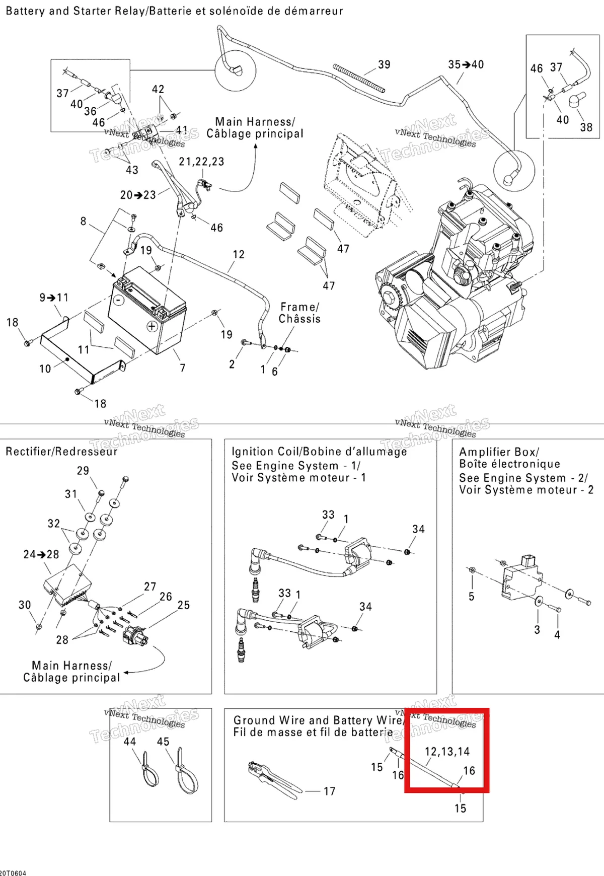 Деталь 278001680 на схеме узла 2006 Can-Am DS 650 X Electrical System