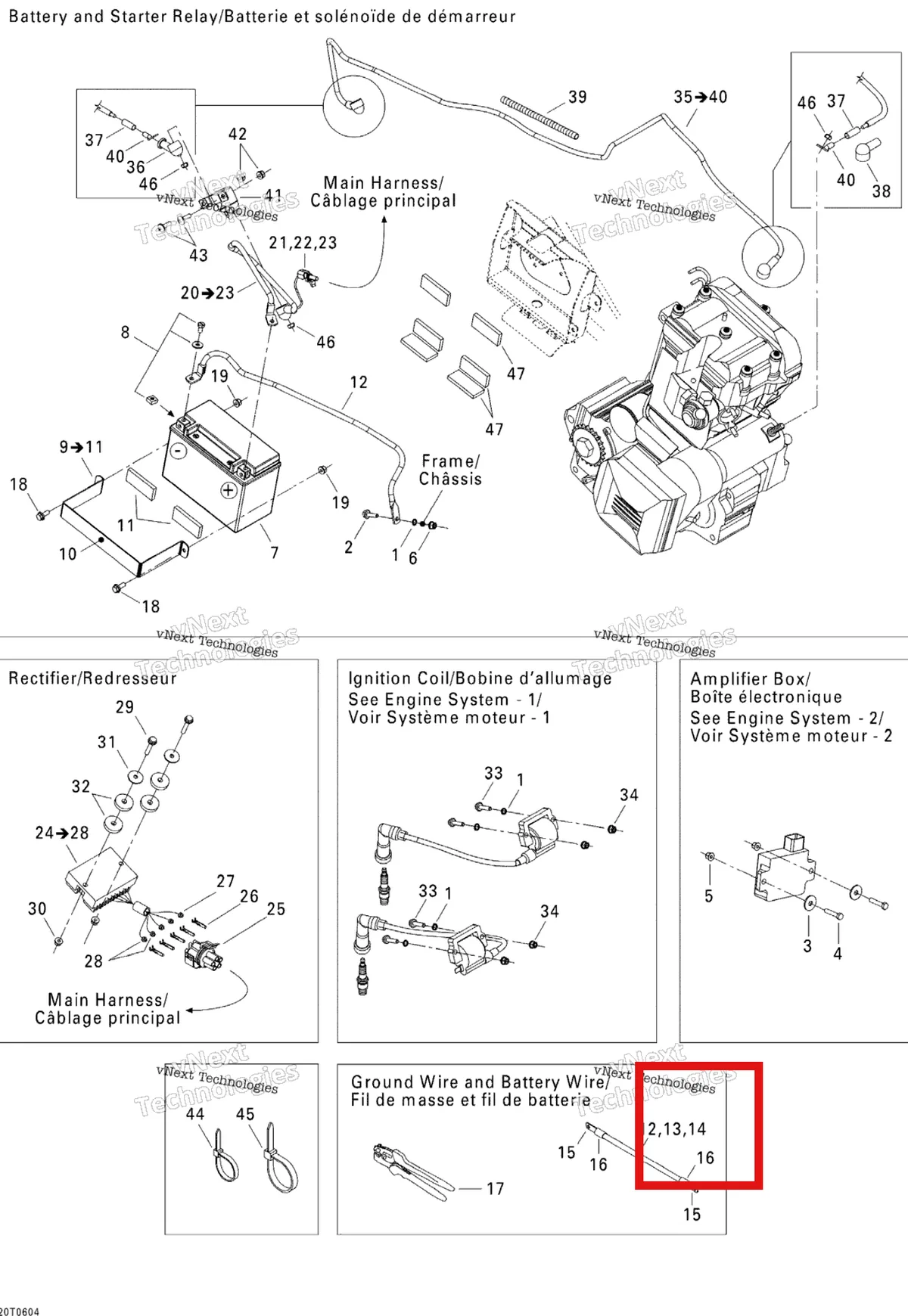 Деталь 278001690 на схеме узла 2006 Can-Am DS 650 X Electrical System