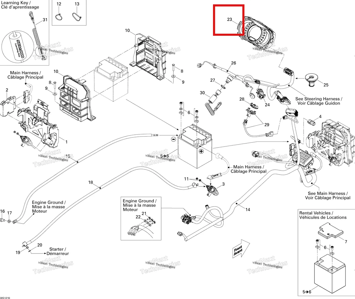Деталь 278002506 на схеме узла Electrical System