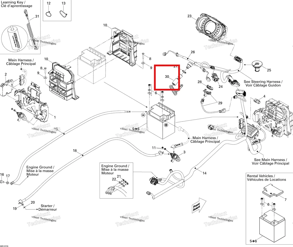 Деталь 278002514 на схеме узла Electrical System