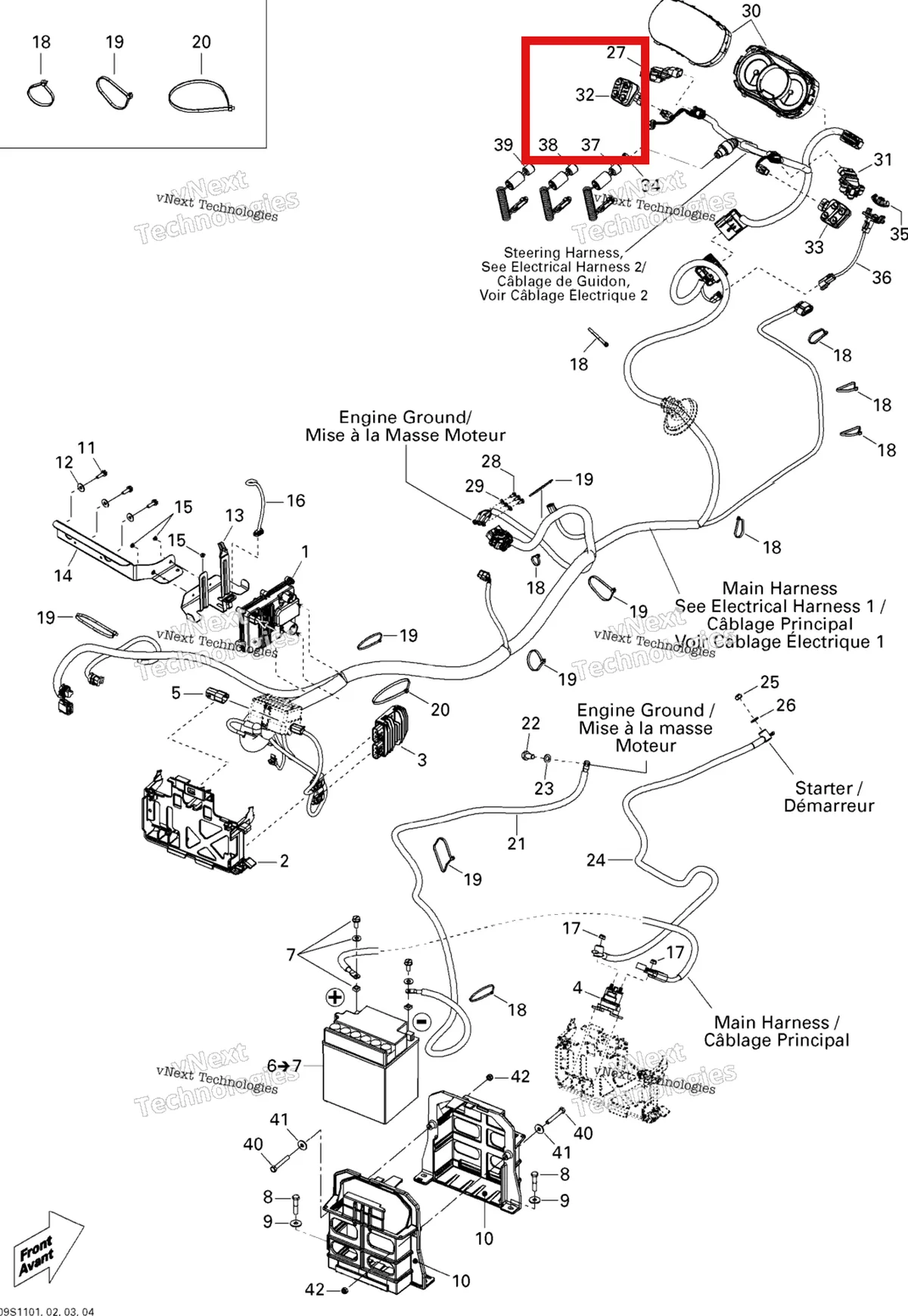 Деталь 278002603 на схеме узла Electrical System