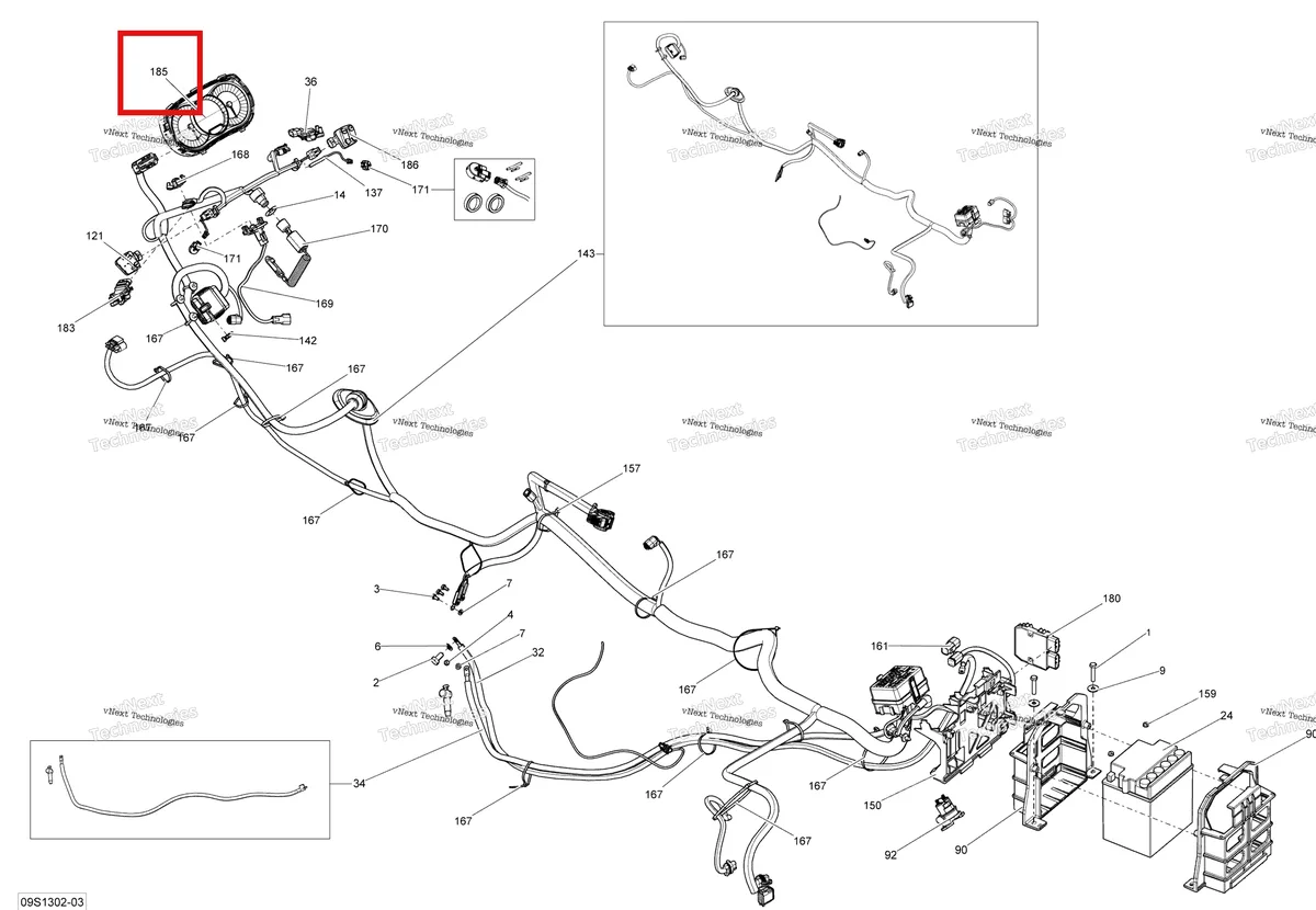Деталь 278002961 на схеме узла 2013 Sea-Doo RXT-X AS 260 & RS Electrical System