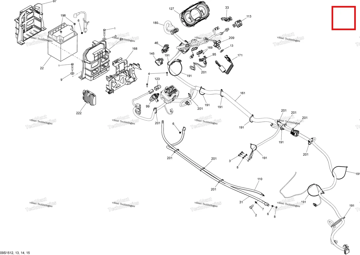 Деталь 278003212 на схеме узла 2015 Sea-Doo GTI Electrical System