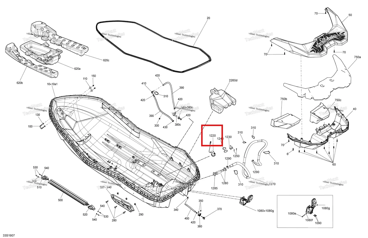 Схема применяемости: Bilge насос Package Trixx Sea-Doo Spark 900 HO ACE (2018) (278003483)