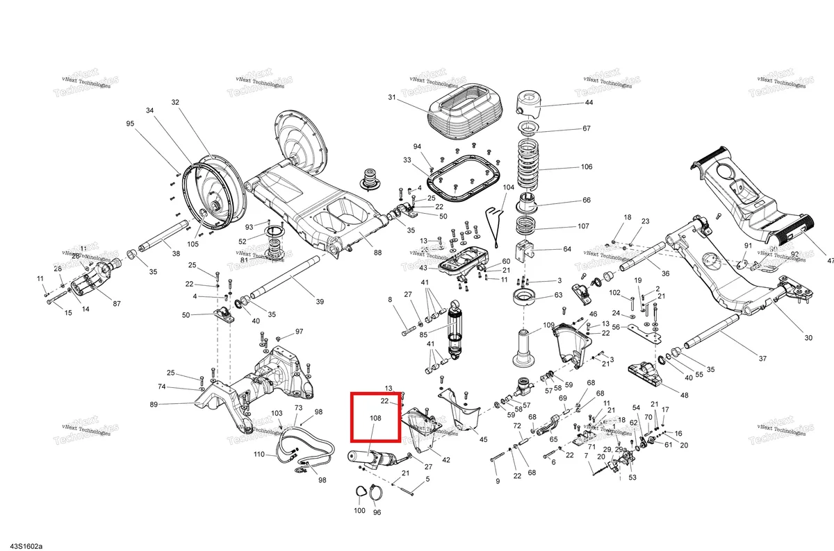 Деталь 279000207 (Насос Sea-Doo GTX (2016) (279000207)) на схеме узла 2016 Sea-Doo GTX Suspension - Gtx Ltd