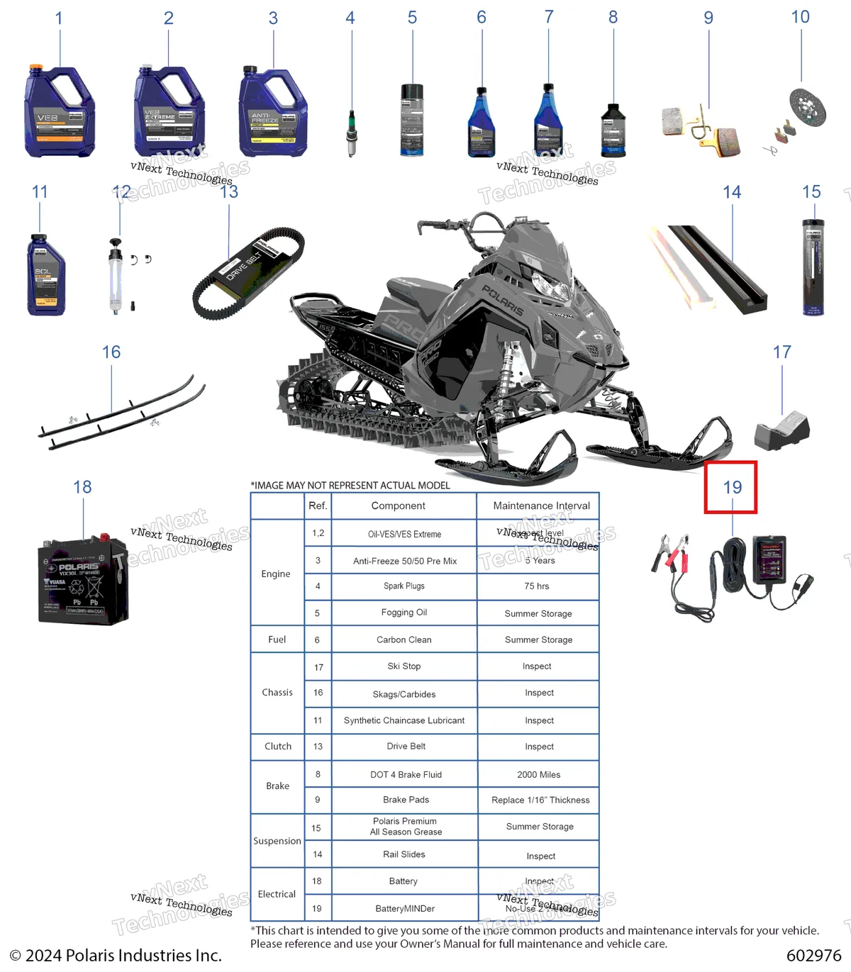 Деталь 2830404 на схеме узла *Service And Maintenance*